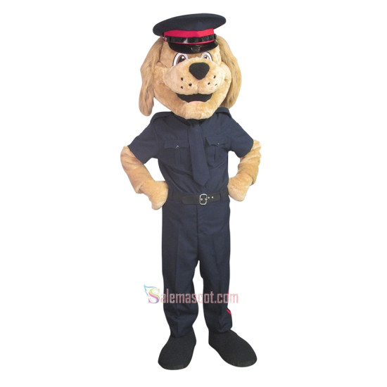 Police Dog Mascot Costume