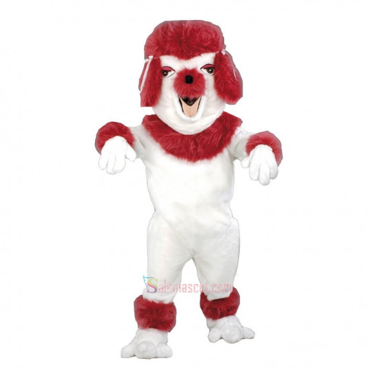 Poodle Dog Mascot Costume