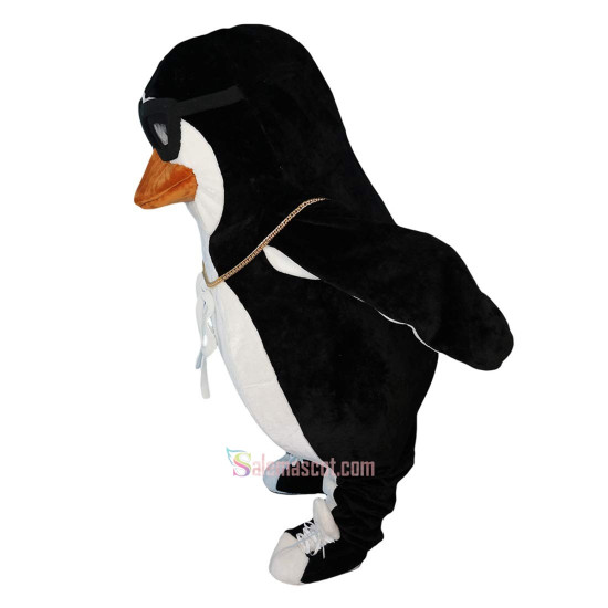 Punk Penguin Cartoon Mascot Costume