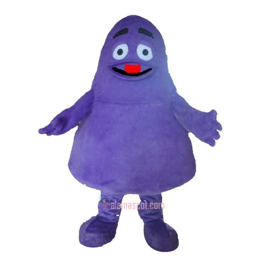 Purple Monster Cartoon Mascot Costume