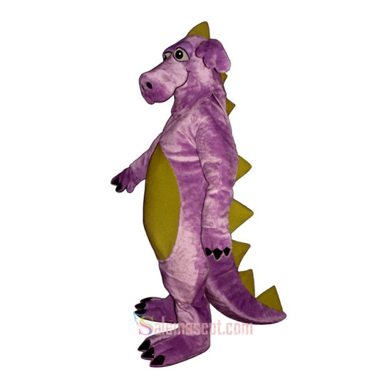 Purple Whimsical Dragon Mascot Costume