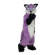 Purple Woolly Wolf Wolves Plush Wolf Cartoon Mascot Costume