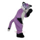 Purple Woolly Wolf Wolves Plush Wolf Cartoon Mascot Costume