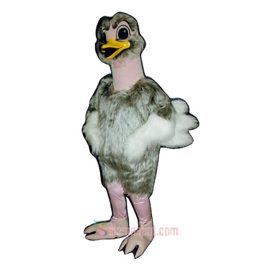 Realistic Ostrich Mascot Costume