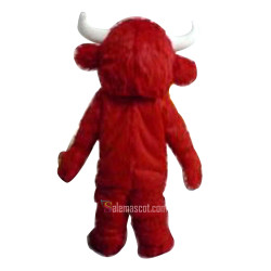 Red Bull Cartoon Mascot Costume