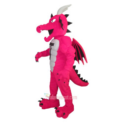 Red Dragon Mascot Costume