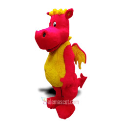 Red Dragon Mascot Costume