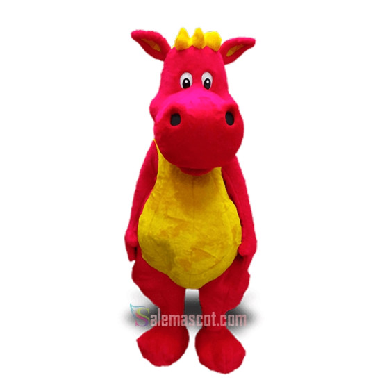 Red Dragon Mascot Costume