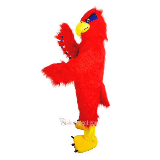 Red Eagle Bird Cartoon Mascot Costume
