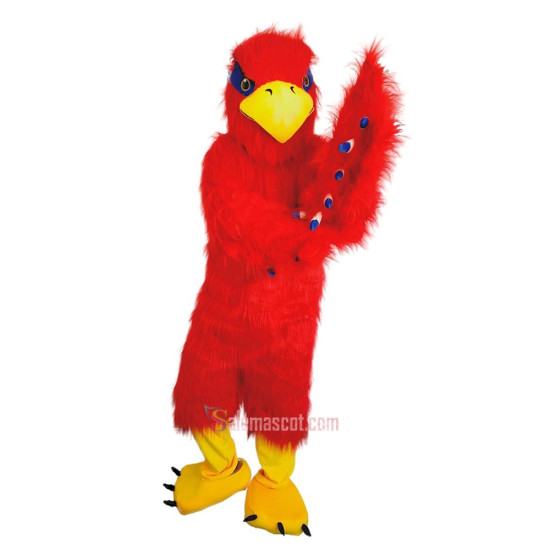 Red Eagle Bird Cartoon Mascot Costume