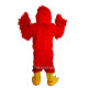 Red Eagle Bird Cartoon Mascot Costume