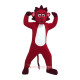 Red lion Cartoon Mascot Costume