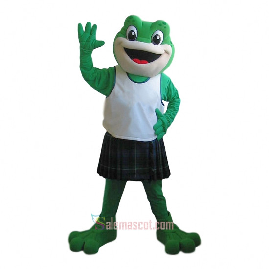 Green Frog Mascot Costume