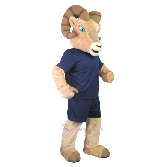 College Ram Mascot Costume