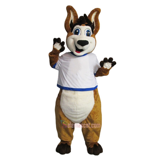 Cute Happy Fawn Mascot Costume