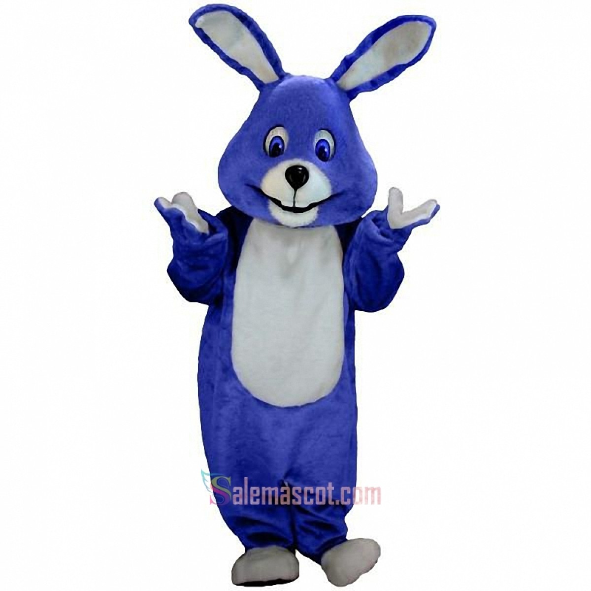 Royal Blue Bunny Lightweight Mascot Costume