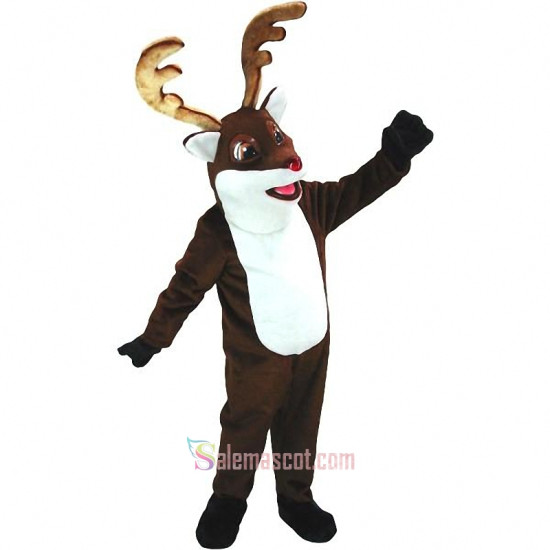 Rudy the Reindeer Mascot Costume