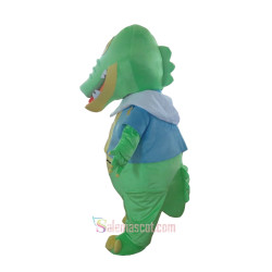 Good ventilation cartoon soft plush crocodile Mascot Costume