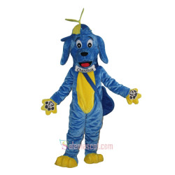 Blue Dog Mascot Costume