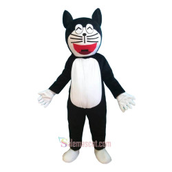 Black Doraemon Mascot Costume