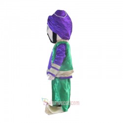 Arabian Women Men Mascot Costume