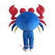 Blue Big Crab Character Mascot Costume