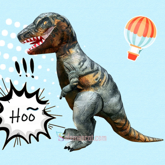 New Party Adult Inflatable Dinosaur Mascot Costume