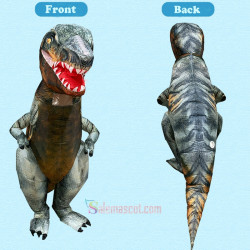 New Party Adult Inflatable Dinosaur Mascot Costume