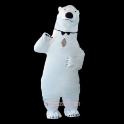 Polar Bear Inflatable Mascot Costume