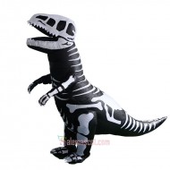 Adult Skeleton Dinosaur Inflatable Mascot Costume