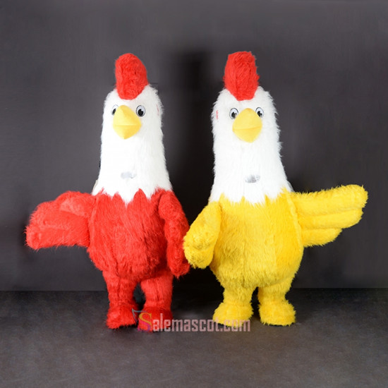 Funny Rooster Inflatable Mascot Costume