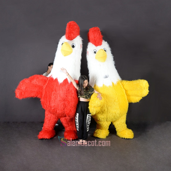Funny Rooster Inflatable Mascot Costume