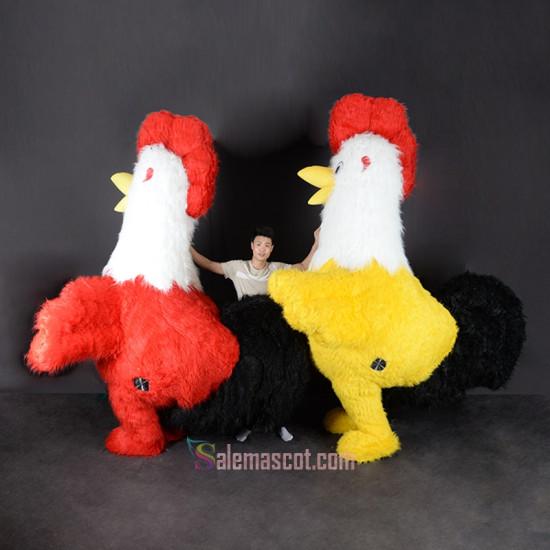 Funny Rooster Inflatable Mascot Costume