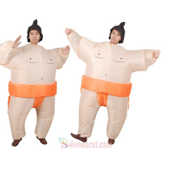 Inflatable Sumo Wrestler Mascot Costume