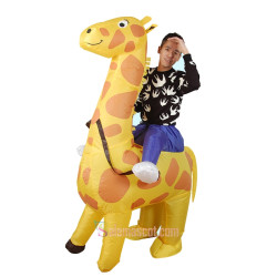 2023 Funny Giraffe Inflatable Unicorn Mascot Costume