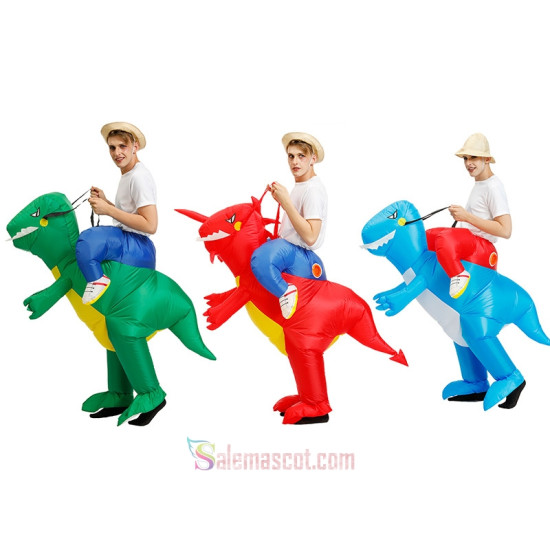 Purim Unicorn Dinosaur Inflatable Mascot Costume