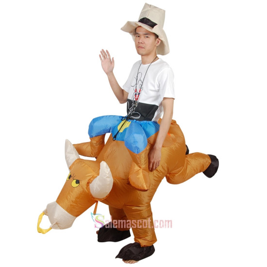 Purim Unicorn Dinosaur Inflatable Mascot Costume