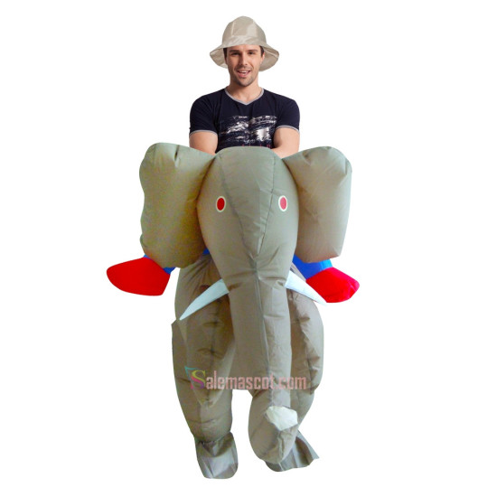 Adult Elephant Inflatable Mascot Costume