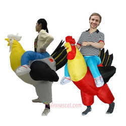 Adult Cock Inflatable Mascot Costume