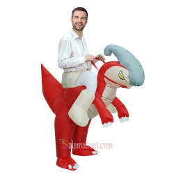 Adult Parasaurolophus Inflatable Mascot Costume