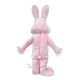 Furry Pink Bunny Rabbit Mascot Costume