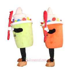Funny Ice Cream Yogurt Mascot Costume