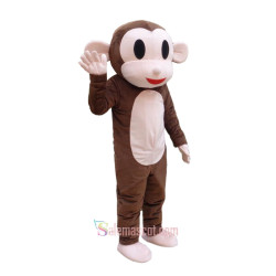 Brown Monkey Custom Mascot Costume