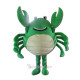 Green Big Crab Character Mascot Costume