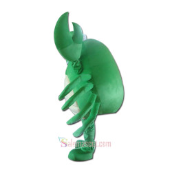 Green Big Crab Character Mascot Costume