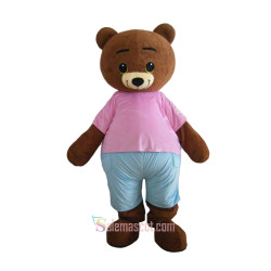 Cute Teddy Bear Custom Mascot Costume