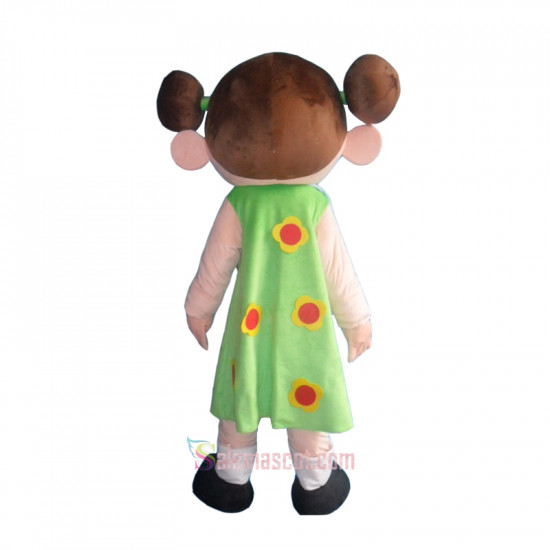Lovely Big Mouth Girl Custom Mascot Costume Lovely Big Mouth Girl Custom Mascot Costume