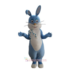 Blue Rabbit Mascot Costume