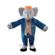 Mr. Blue Elephant Mascot Costume