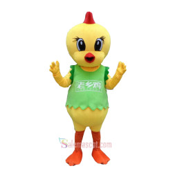 Yellow Chick Custom Mascot Costume